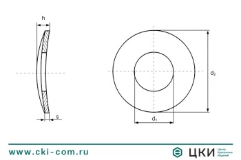 Шайба пружинная DIN 137 A