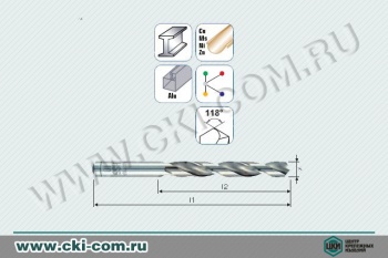 Сверло DIN 338 HSS-G ALPEN Super