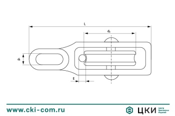 Блок с проушиной одинарный