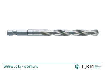 Сверло DIN 338 HSS-G HEX 1/4" Alpen Super