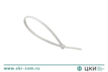 Стяжка кабельная белая