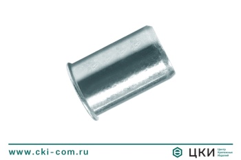 Заклепка-гайка круглая гладкая закрытая с уменьшенным буртом