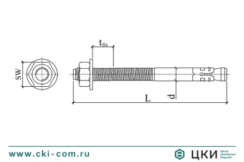 Анкер клиновой WAM