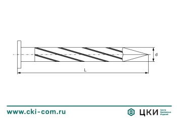 Гвоздь винтовой