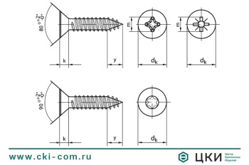 Саморез DIN 7982 C
