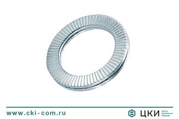 Шайба клиновая INFIX (DIN 25201) М16 (17х30.7х3.7) Сталь A4 нержавеющая