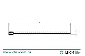 Стяжка шариковый замок 7.9х350, нерж. сталь A2